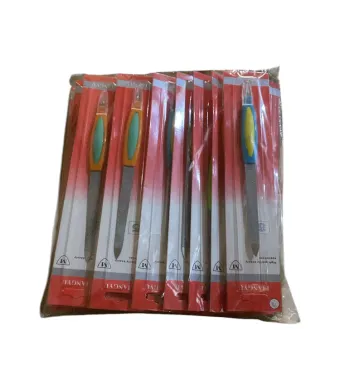 Pile unghiii din metal, 2in1, cu chiureta, set 12