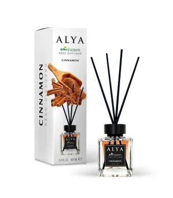 Alya, Placinta cu Mere, Odorizant de camera cu betisoare Engros, 100ml