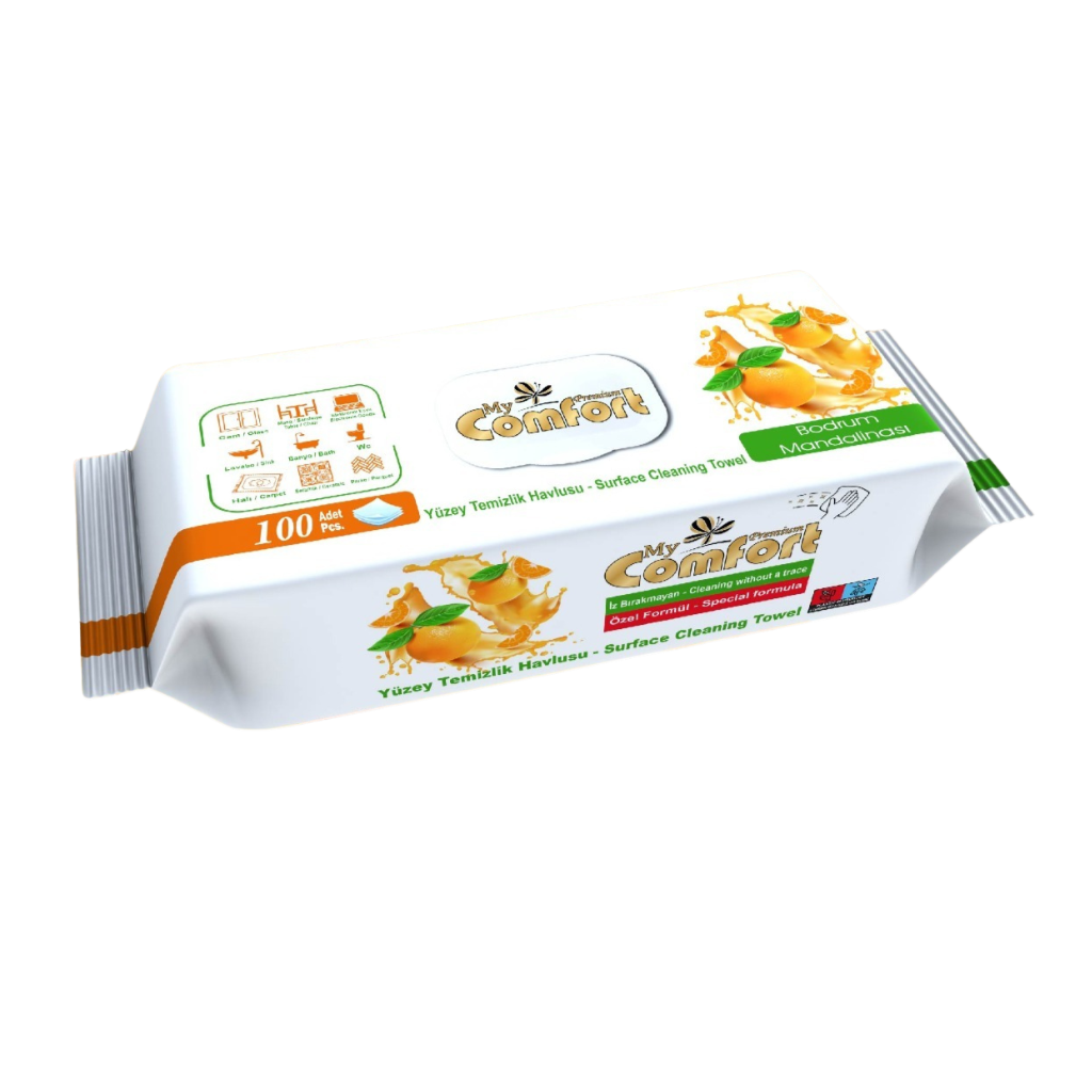 Servetele umede My Comfort pentru suprafete, 100buc / pachet
