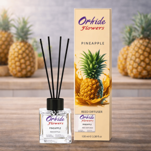 Odorizant de camera cu betisoare, Orhide Flowers, Ananas, 100ml