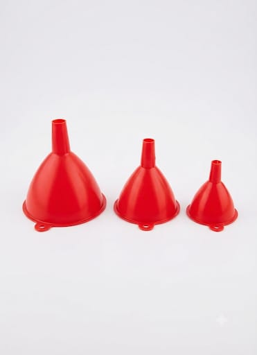 Pâlnie 3 pe set din plastic pentru bucătărie 240 pcs pe bax.Comanda minima 12 buc