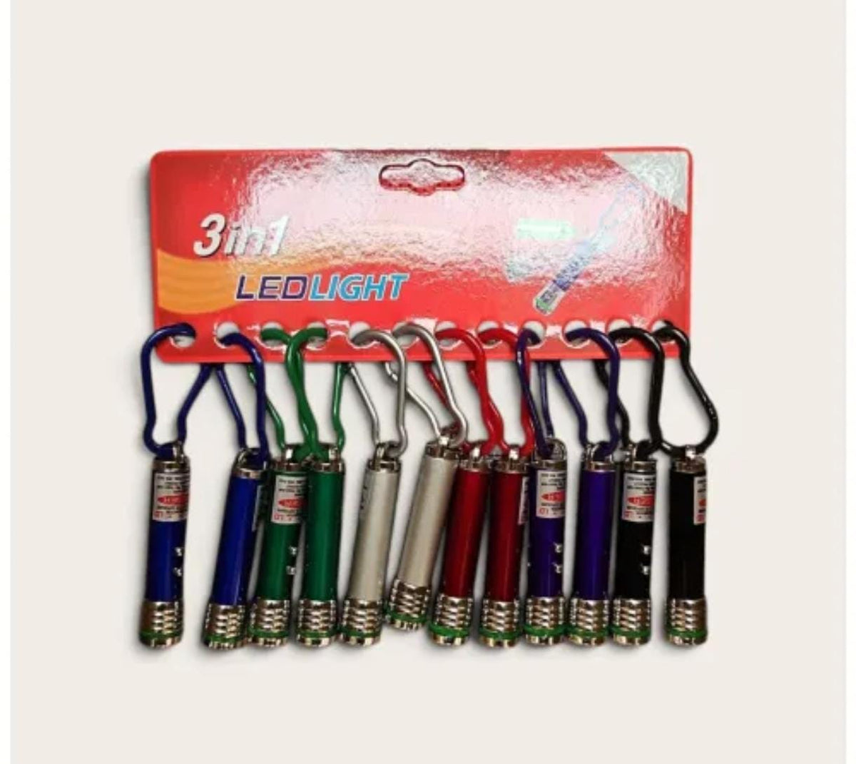 Breloc pentru chei cu lumina 12 buc / set 120 pcs in bax.Comanda minima 12 buc