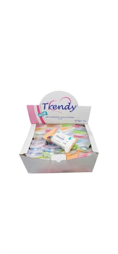 Șervețele Umede Trendy 15 pcs pe pachet/  36 pcs pe bax.Comanda minima 36 buc