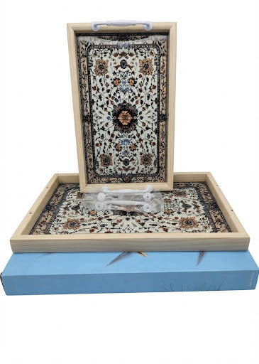 Set Tăvi de Servit Decorative, Design Oriental 24 pcs pe bax.Comanda minima 4 buc