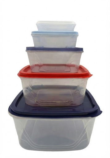 Caserole cu capac 5 pcs pe set