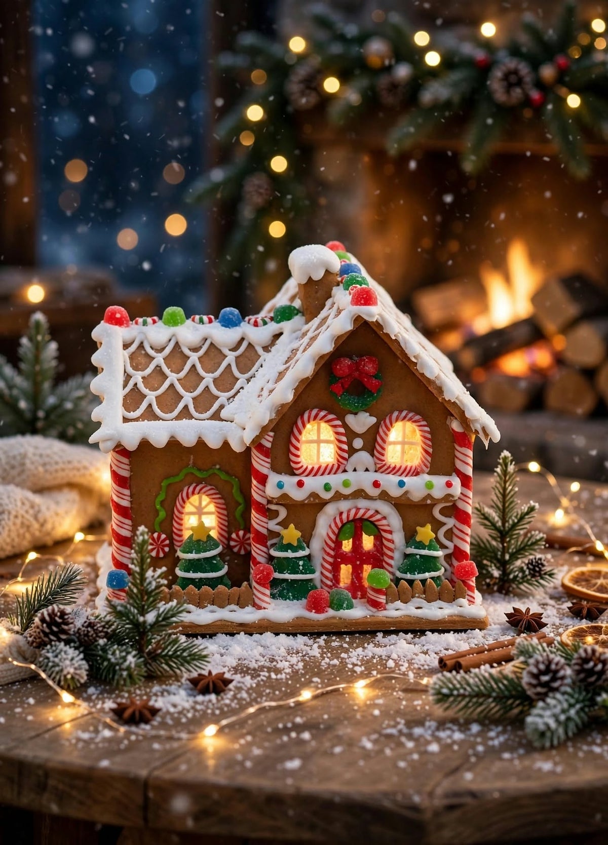 Decorațiune căsuță din turtă dulce – O poveste dulce și aromată pentru casa ta! Comanda minima 1 buc