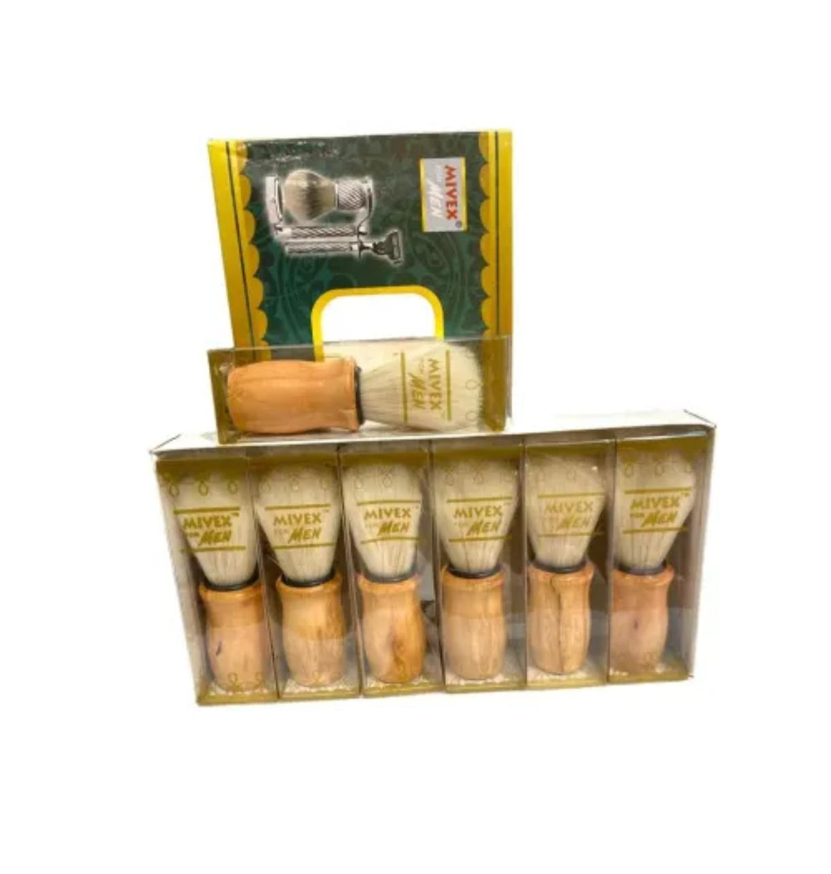 Set 6 Pămătufuri de Ras pentru Barbă, 11 cm, Pămătuf pentru Spumă de Ras 600 pcs pe bax.Comanda minima 6 buc