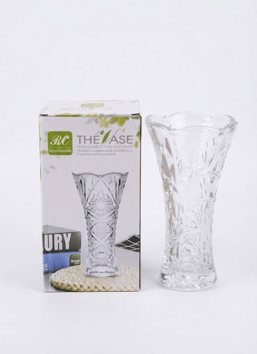 Set 12 Vaze din Sticlă, Model Decorativ, 14 × 9 × 23 cm 12 pcs pe bax.Comanda minima 2 buc