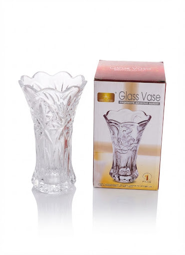 Set 36 Vaze din Sticlă Transparentă, 8 × 6 × 17 cm 36 pcs pe bax.Comanda minima 2 buc
