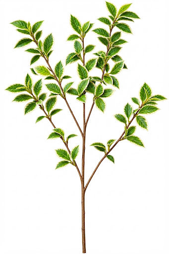 Creanga artificiala cu frunze pestrite 400 pcs in bax.Comanda minima 2 buc