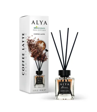 Alya, Gardenia, Odorizant de camera cu betisoare Engros, 100ml