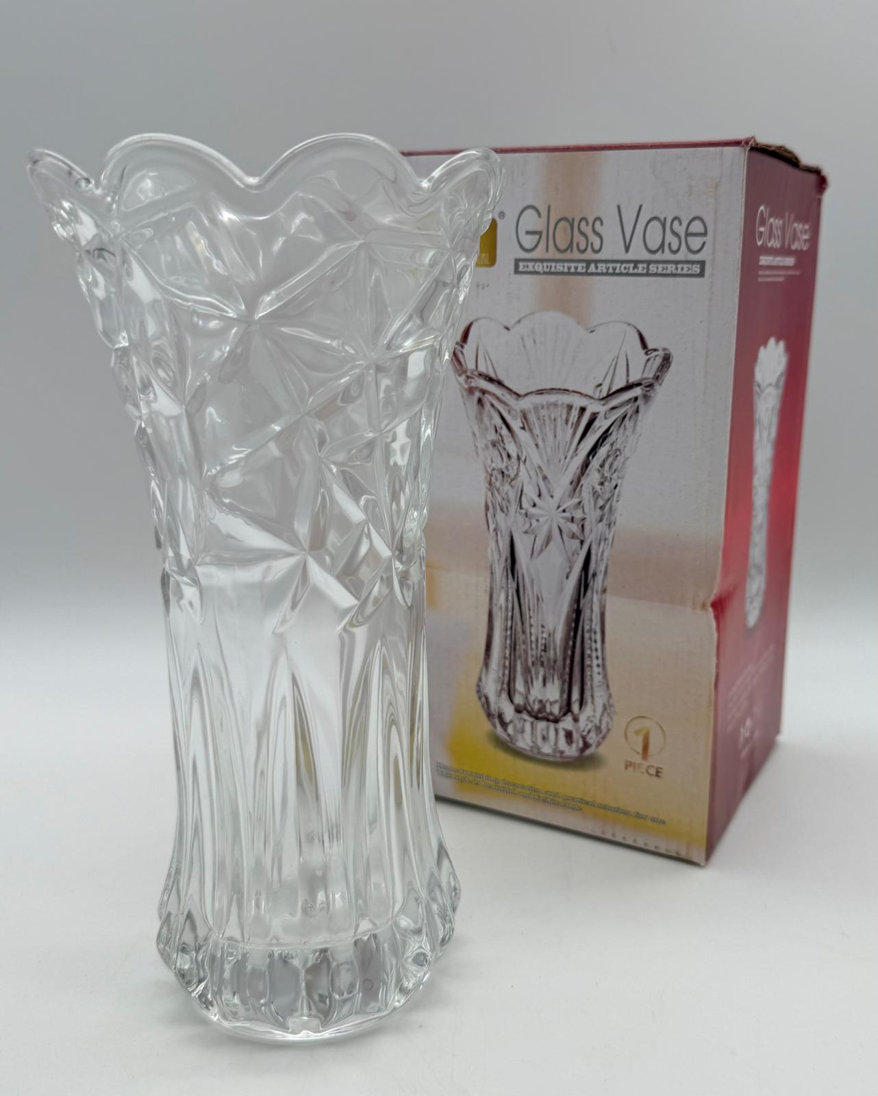 Vaze  din sticla, transparente, 2-89