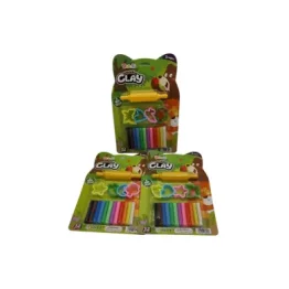 Plastelina Engros, cu forme, 12 culori / set