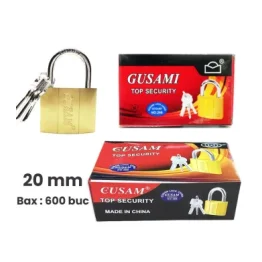 Lacat engros Eusam 20 mm Top Security din otel, cu 3 chei, 600 /bax