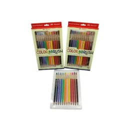 Creioane colorate Engros cu pensule, 12/set