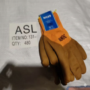 Mănuși textil cauciucate