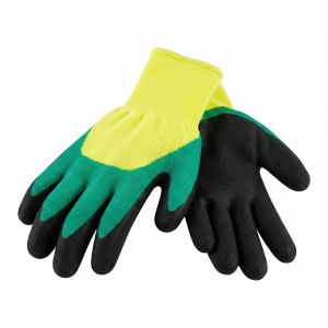 Mănuși textil cauciucate