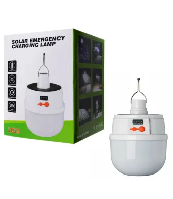 Lampa portabila, cu agatare, incarare USB/solara - imagine 1