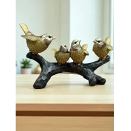 Decorațiune Engros din rășină, 4 pasari 28*33 cm