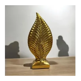 Decorațiune Engros ceramica, frunza aurie